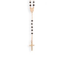 Collana Amen Donna Rosari in Argento Onice CRORN4 - CRORN4